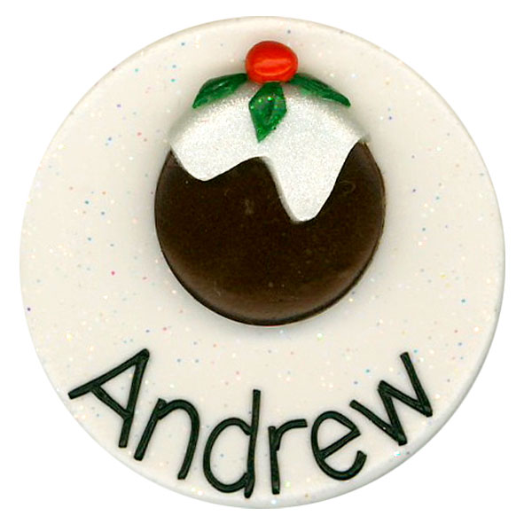 Christmas Pudding - Christmas Badge