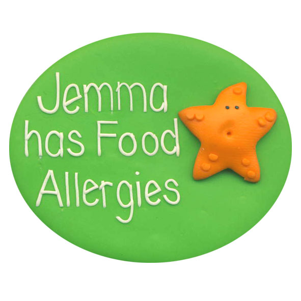 Food Allergies Starfish - Allergy Alert Badge