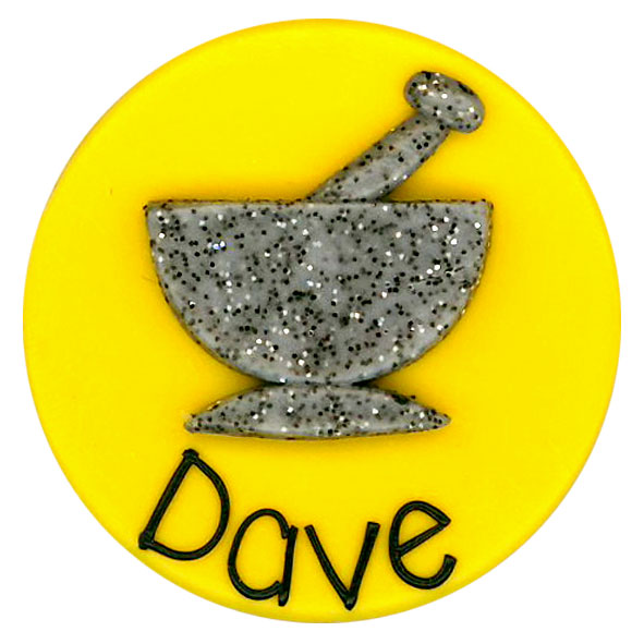 Mortar & Pestle - Medical Badge