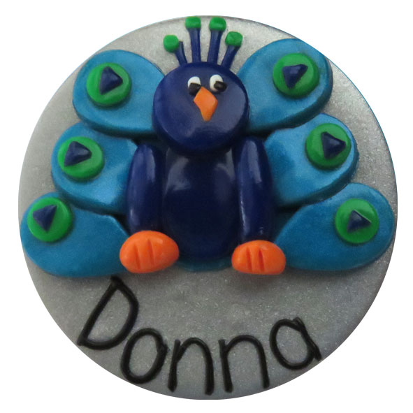 Peacock - Animal Badge