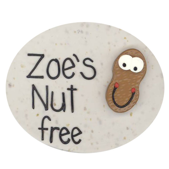 Peanut Free - Allergy Alert Badge