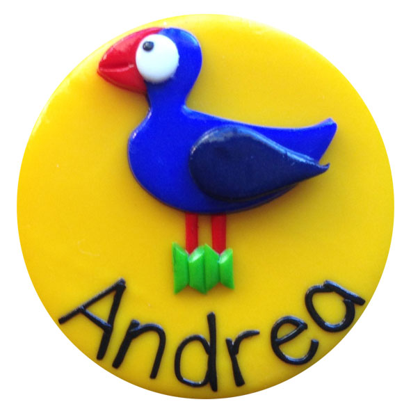 Pukeko - Animal Badge