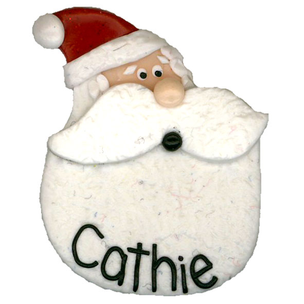 Santa A - Christmas Badge