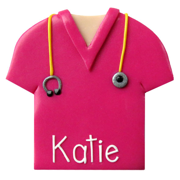 Scrubs Top - Medical Badge