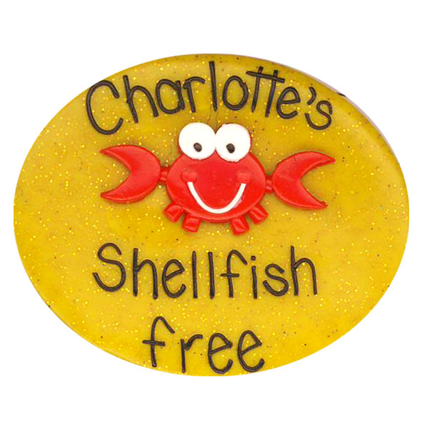 Shellfish Free - Allergy Alert Badge