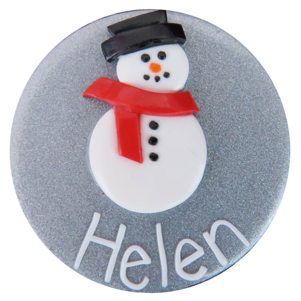 Snowman - Christmas Badge