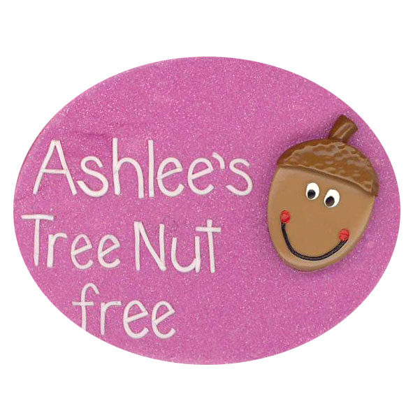 Tree Nut Free - Allergy Alert Badge