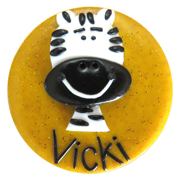 Zebra - Animal Badge